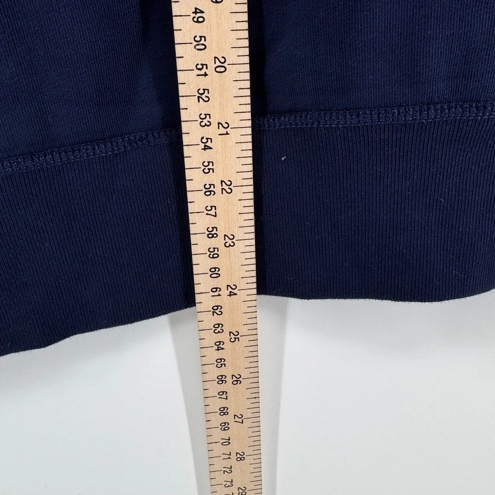 Polo Ralph Lauren Mens Navy Blue 1967 Graphic Pullover Hoodie Sweatshirt Small